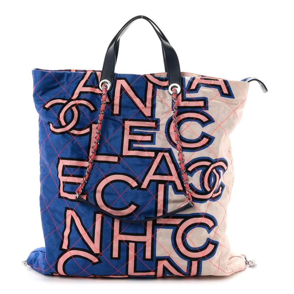Chanel Nylon Stitched Printed Logo #329706C12B
